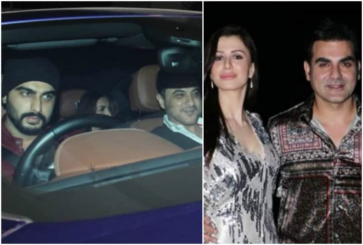 Ritesh Sidhwani Christmas party Malaika Arora Arjun Kapoor spotted together