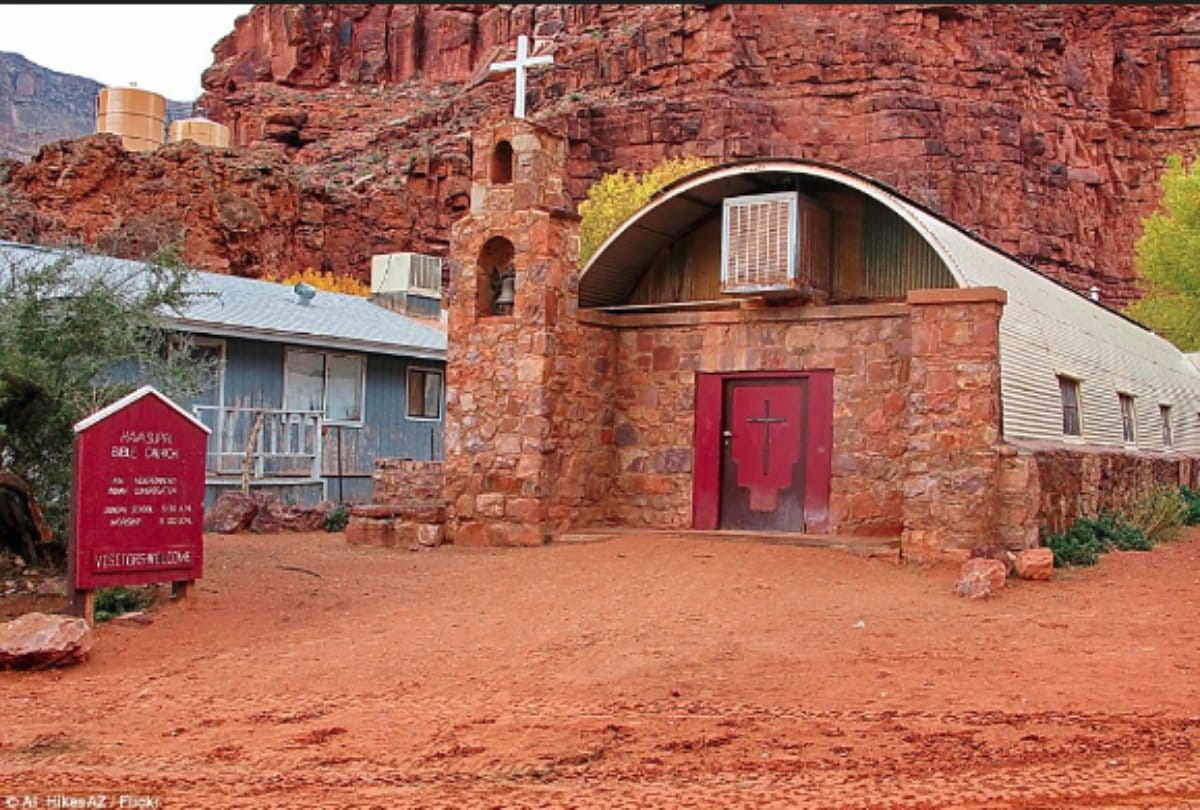 this american village is situated three thousand feet below the ground