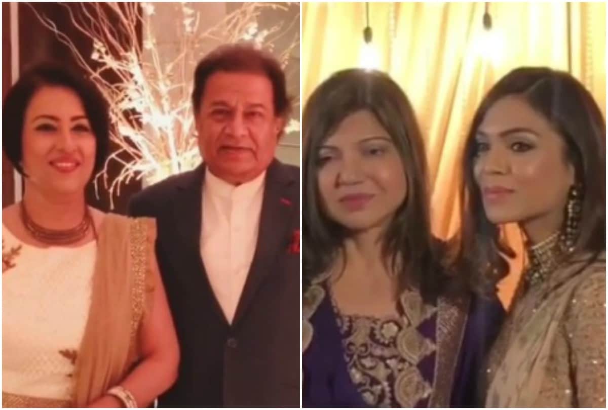 Anup Jalota reached Alka Yagnik daughter Syesha reception after Jasleen Matharu shocking statement