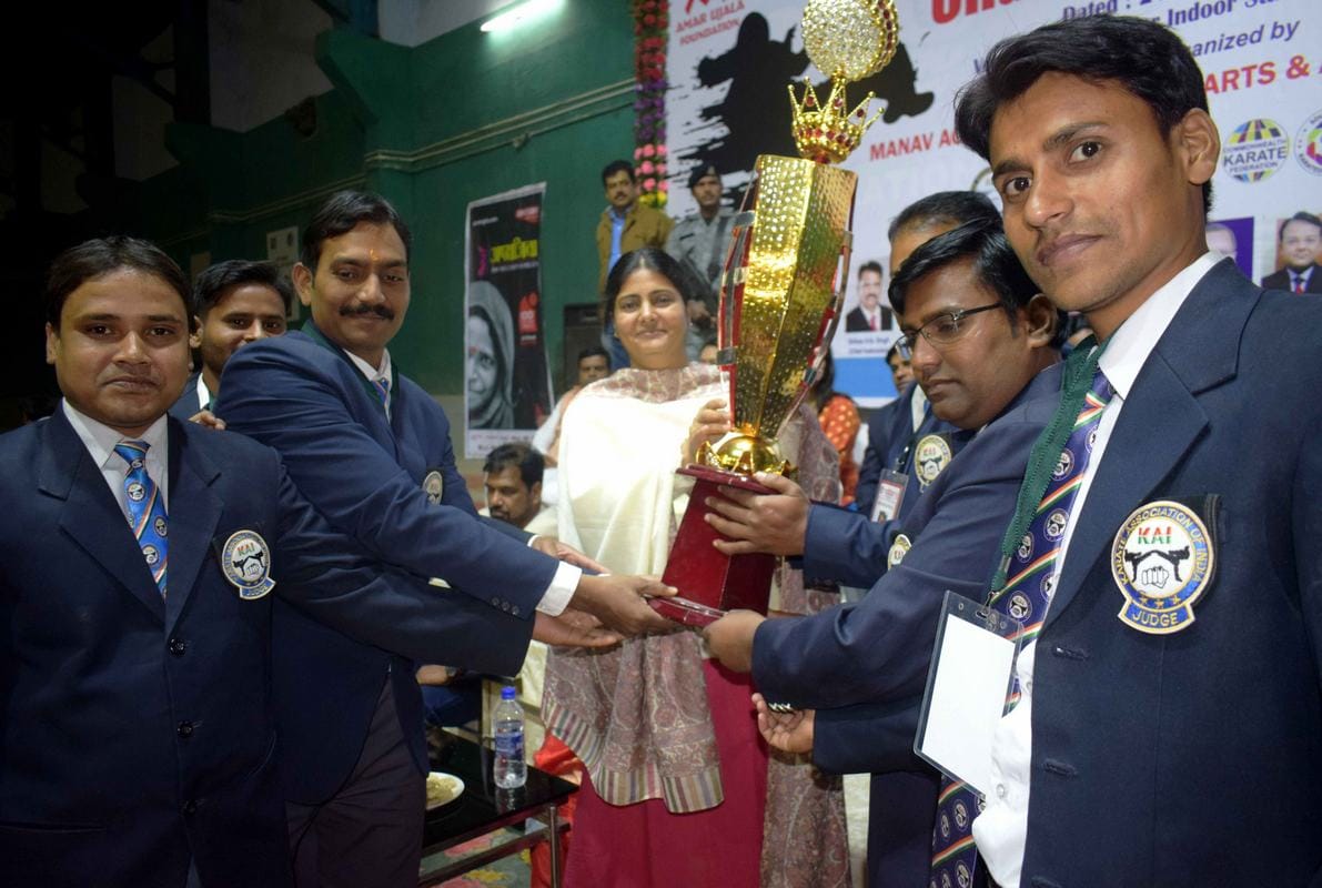 UP become overall champion in national karate championship