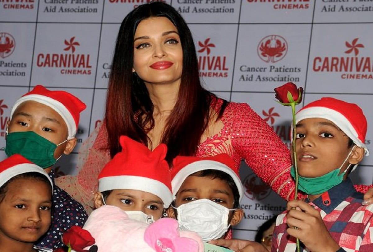 Aishwarya Rai Bachchan celebrated Christmas party with Cancer stricken Children