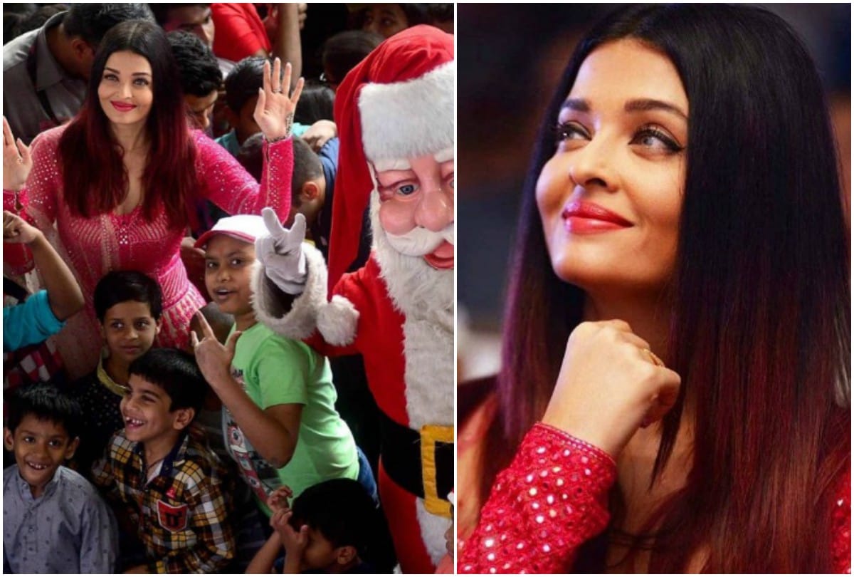 Aishwarya Rai Bachchan celebrated Christmas party with Cancer stricken Children