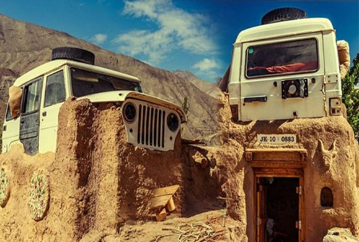 3 Idiots Inspiration Sonam Wangchuk used Old Mahindra Marshal, Anand Mahindra tweet on Viral Pic