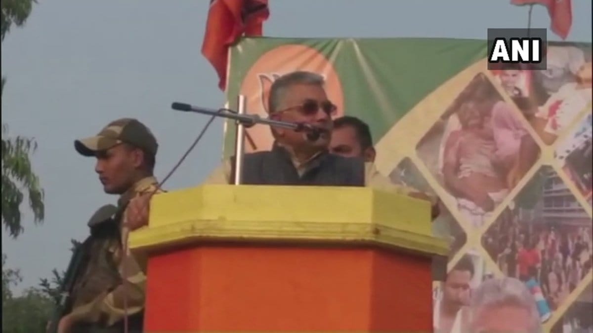 BJP Leader D Ghosh slams police in west bengal over Jharkhand people