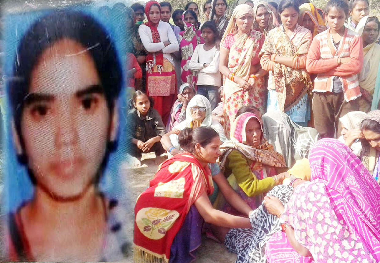 Girl throat slit killing before becoming a soldier in police