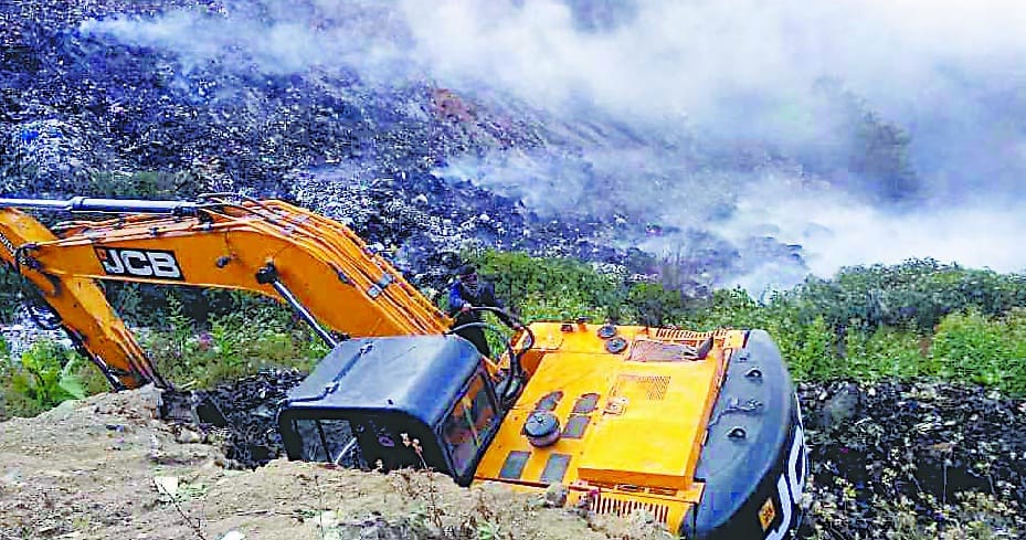 Fire extinguished to a large extent
