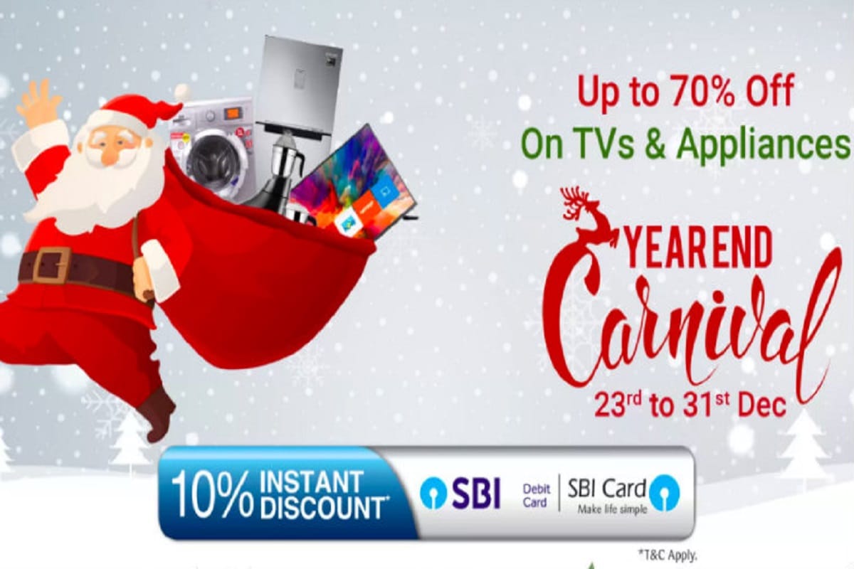 Flipkart Year end Sale : Buy smart tv upto 70 percent discount