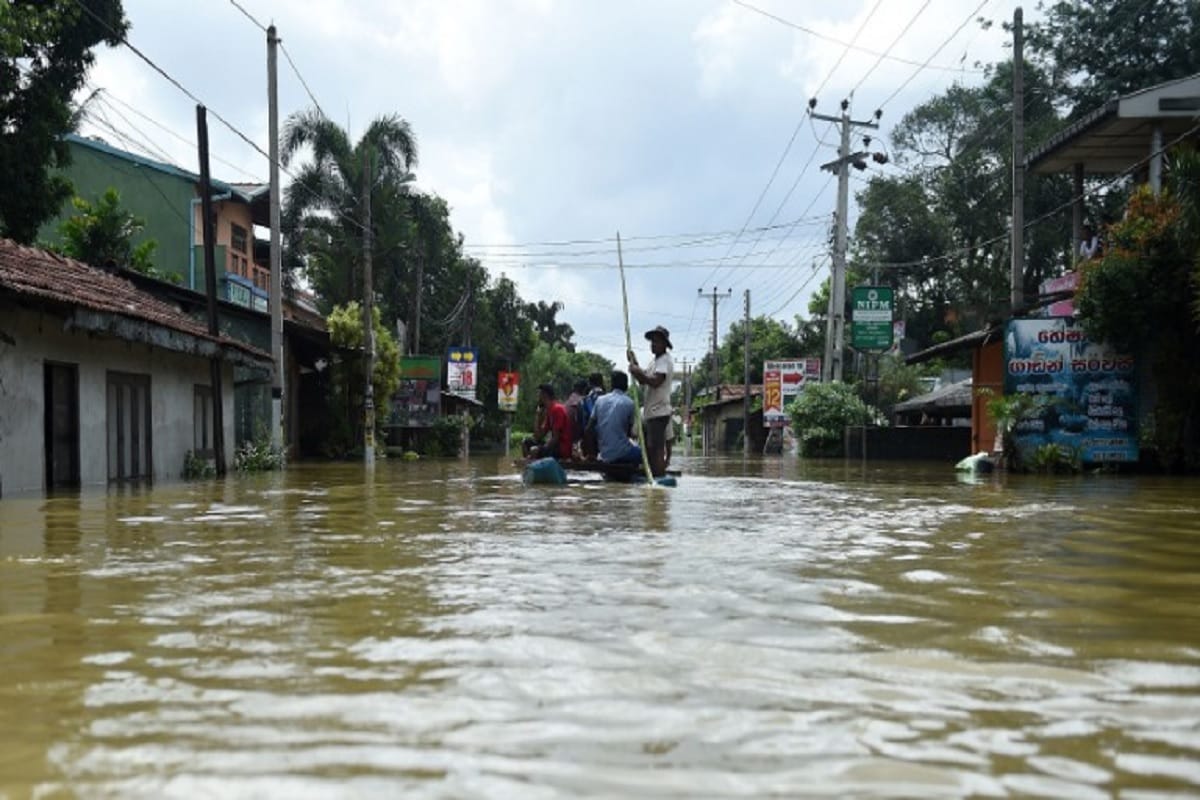 Flood in Sri Lanka affects 45 thousand people