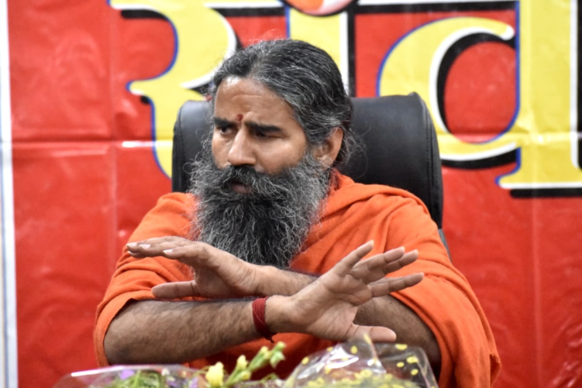 Ramdev baba launch paridhan store in meerut says India is not an estate of any political party