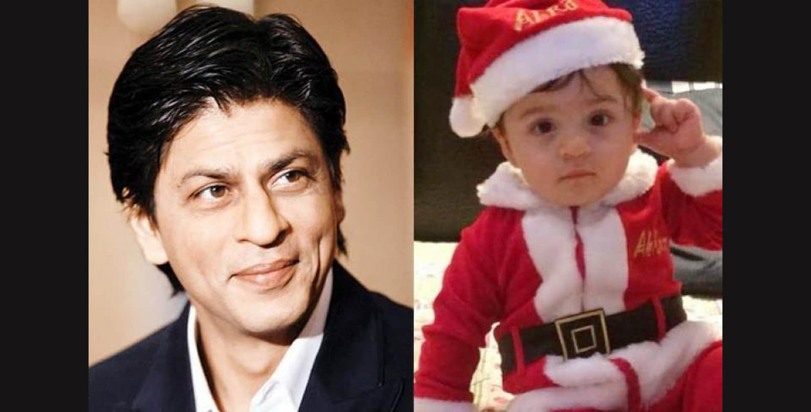 Shah Rukh Khan and Abram send christmas wishes
