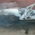 running car catches fire in greater noida engineer burn to death fail to escape from ford icon