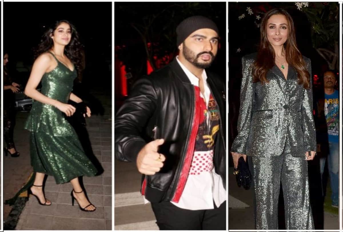 Arjun Kapoor Malaika Arora attend Anil Kapoor birthday bash