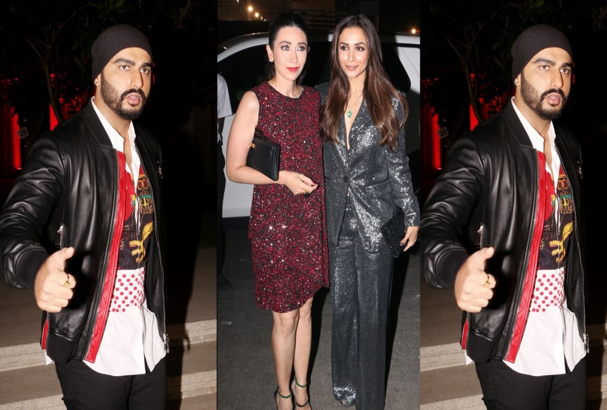 Arjun Kapoor Malaika Arora attend Anil Kapoor birthday bash