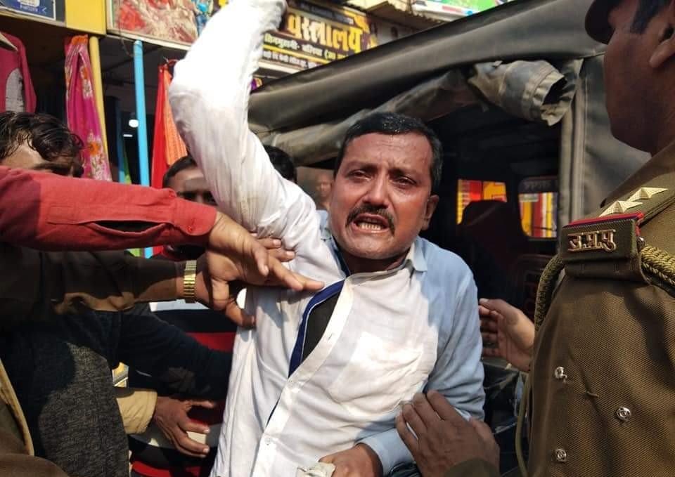 Student leader suicide attempt in ballia