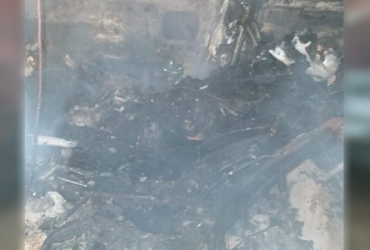 Burning car in greater noida engineer died tragic death photos will bring tears in your eyes