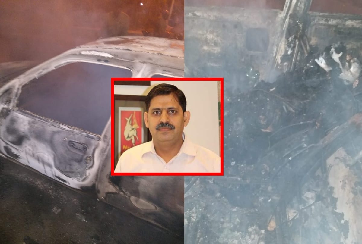 Burning car in greater noida engineer died tragic death photos will bring tears in your eyes