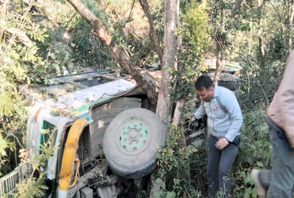 hrtc bus accident in arki solan himachal pradesh