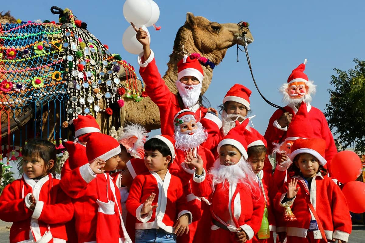 Christmas preparations on its peek, celebration is going on