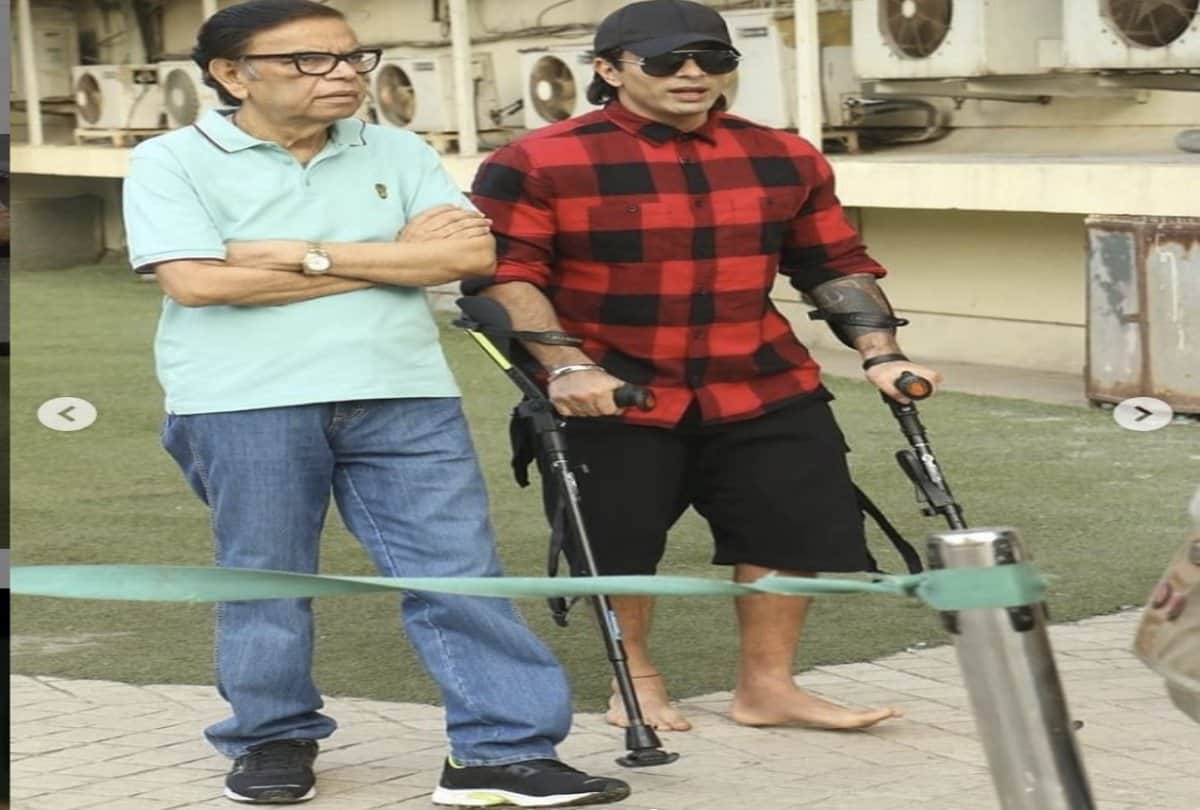 actor karan singh grover got injured during his gym workout