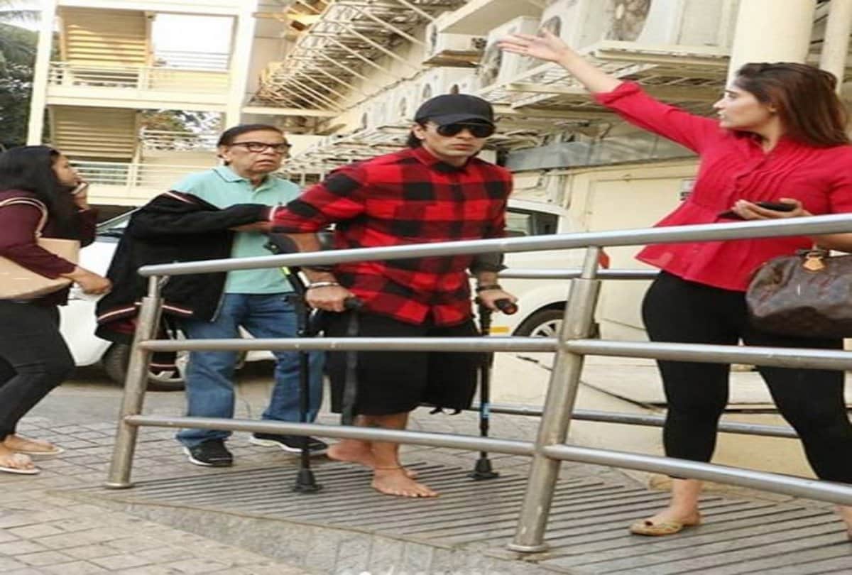 actor karan singh grover got injured during his gym workout