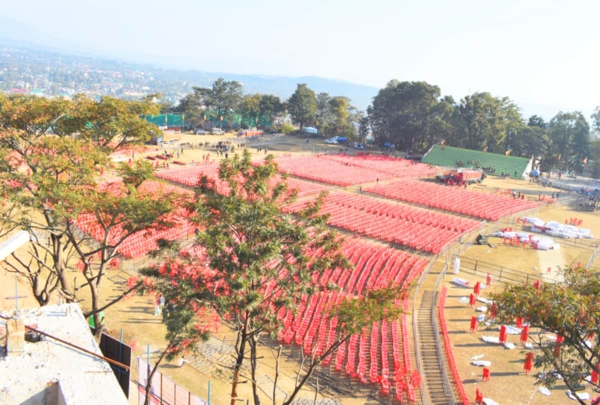 preparation done for hp govt Public gratitude rally at dharamshala himachal