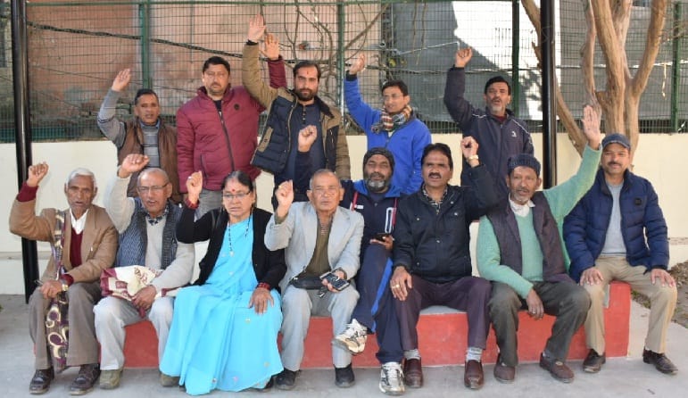 DDA protested against clash, protesting against sloganeering
