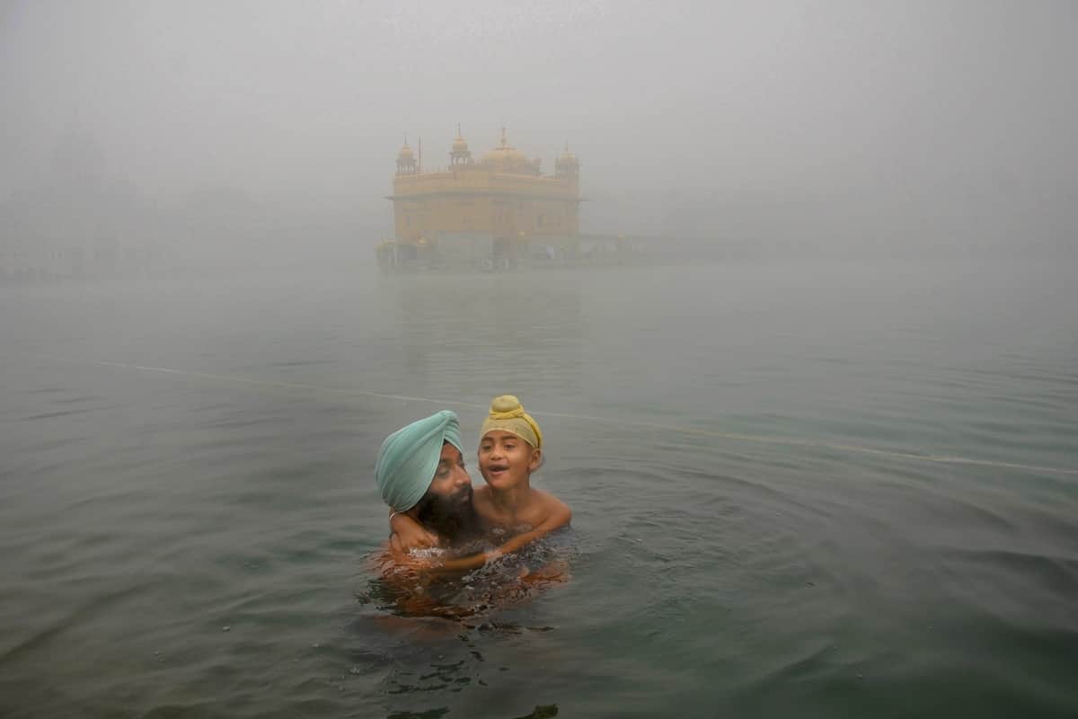 chilly winter in north India, yellow alert in Himachal pradesh, watch pictures