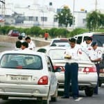 car seat belt delhi traffic challan