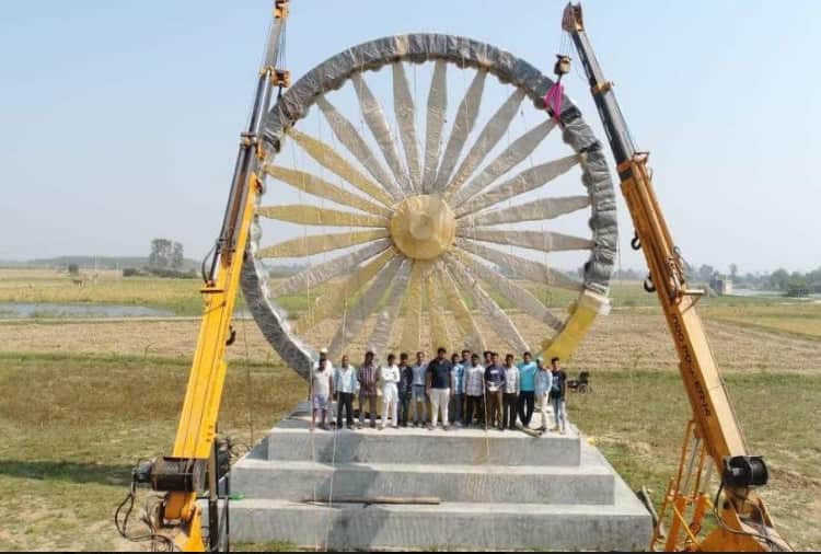 India's largest Ashoka Chakra built in Yamunanagar of Haryana
