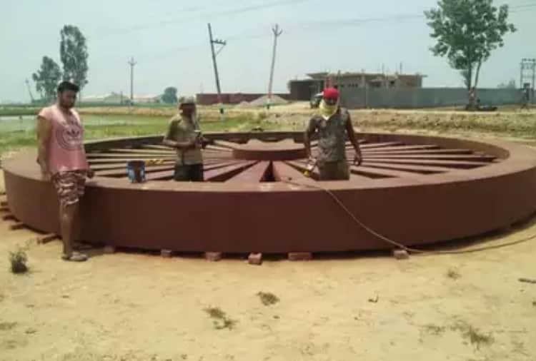 India's largest Ashoka Chakra built in Yamunanagar of Haryana