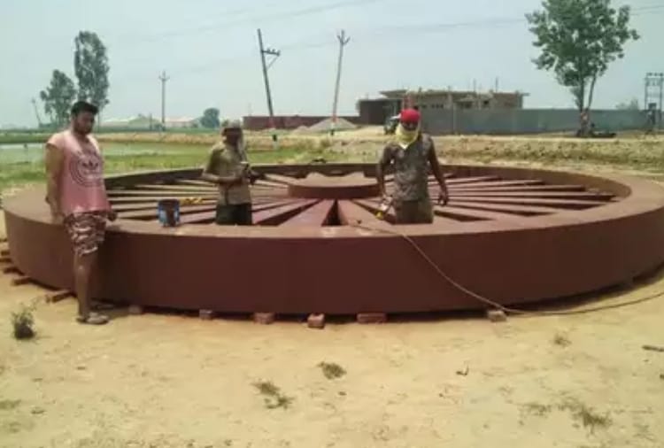 India's largest Ashoka Chakra built in Yamunanagar of Haryana