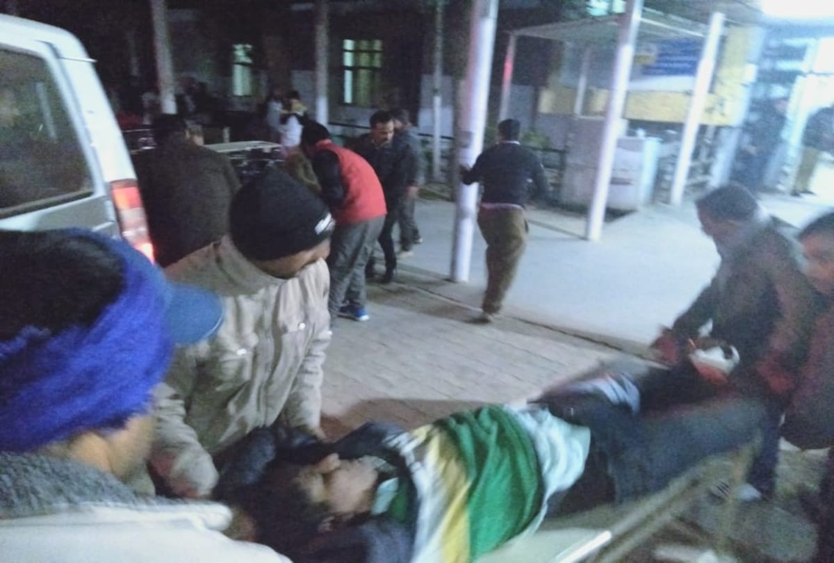 hrtc bus fell into deep trench in bilaspur himachal pradesh