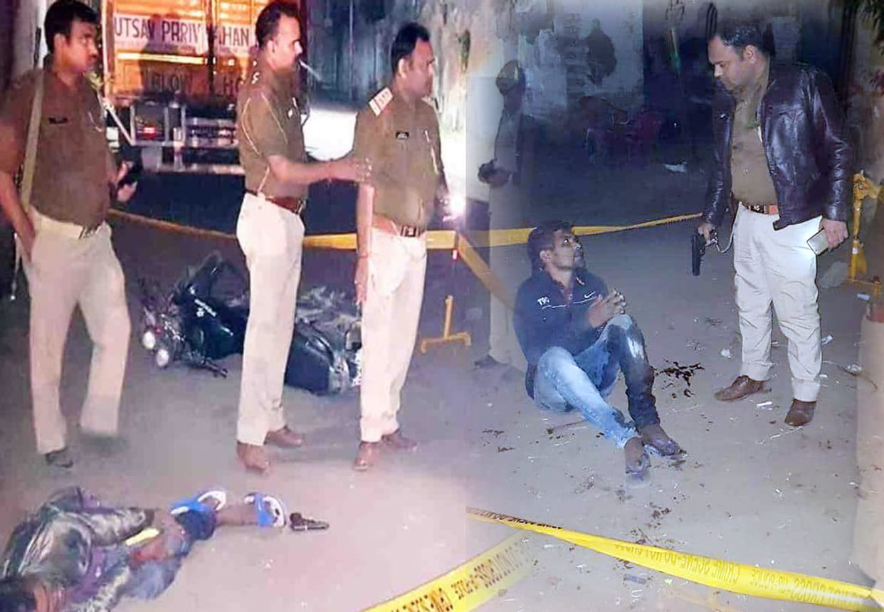 Operation clean and Half encounter by UP police