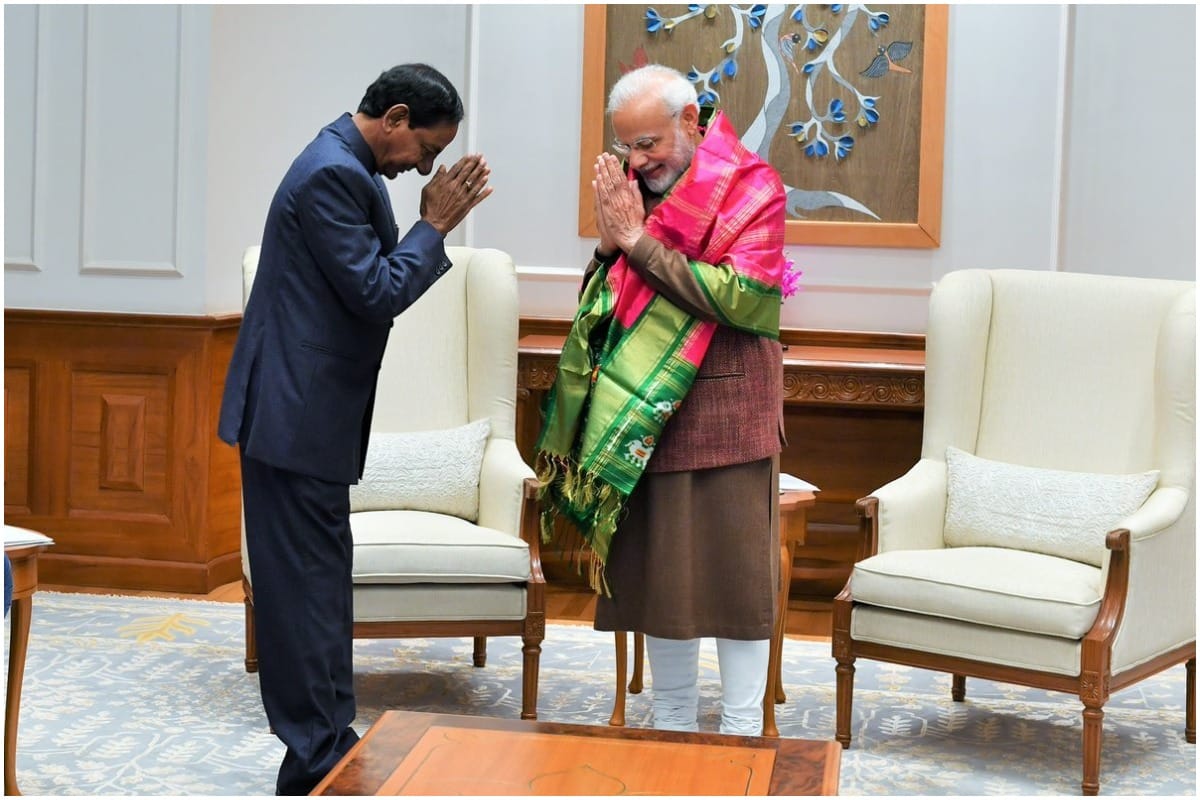 Telangana CM KC Rao meets PM Narendra modi in Delhi