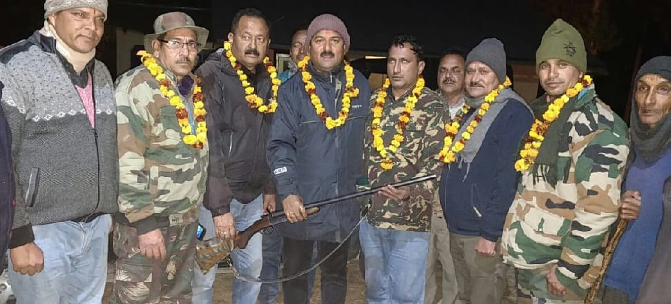 Terror ends of Bamangaon, Male leopard heap