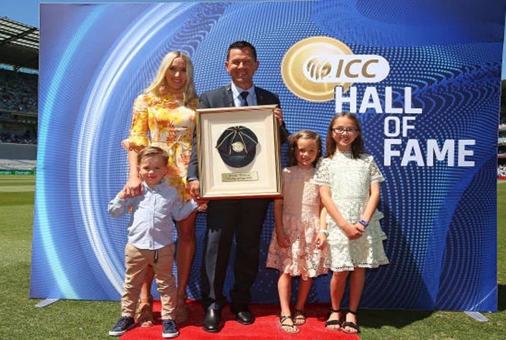 Former Australia captain Ricky Ponting formally inducted into ICC Hall of Fame