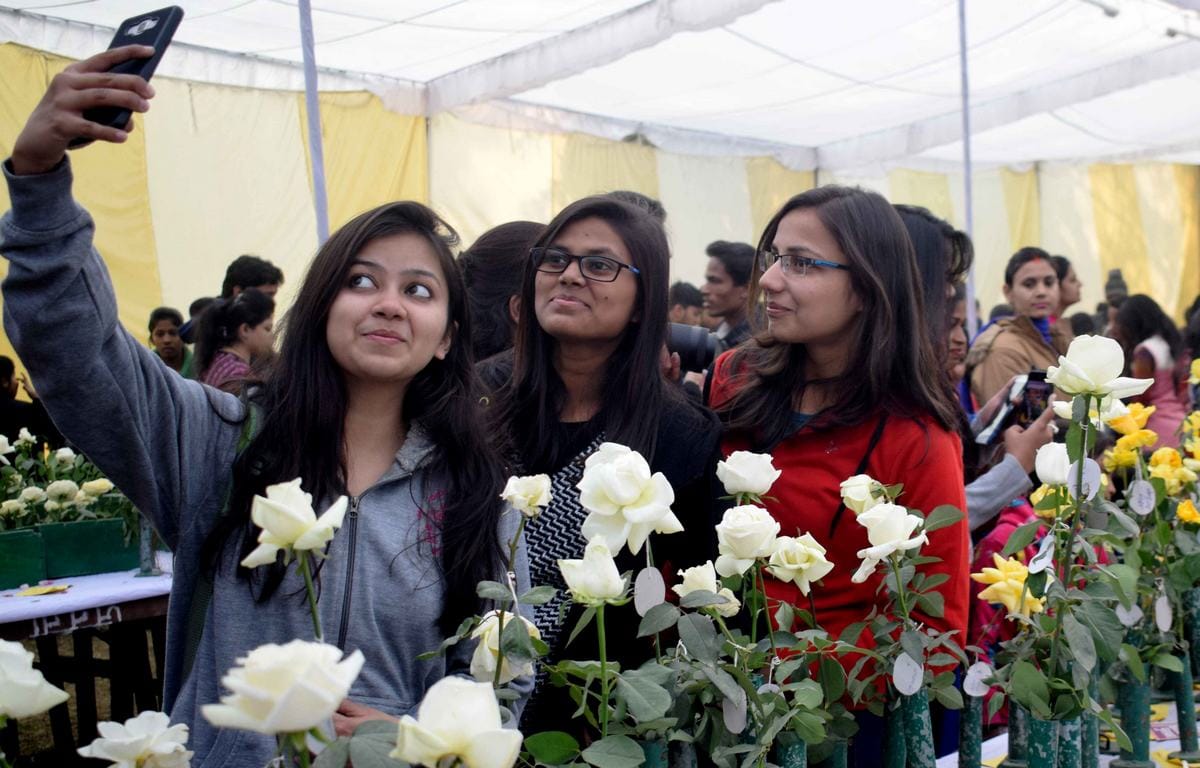 Flower exhibition second day in BHU