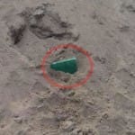 लाल घेरे में लोहे के बक्से में आईईडी