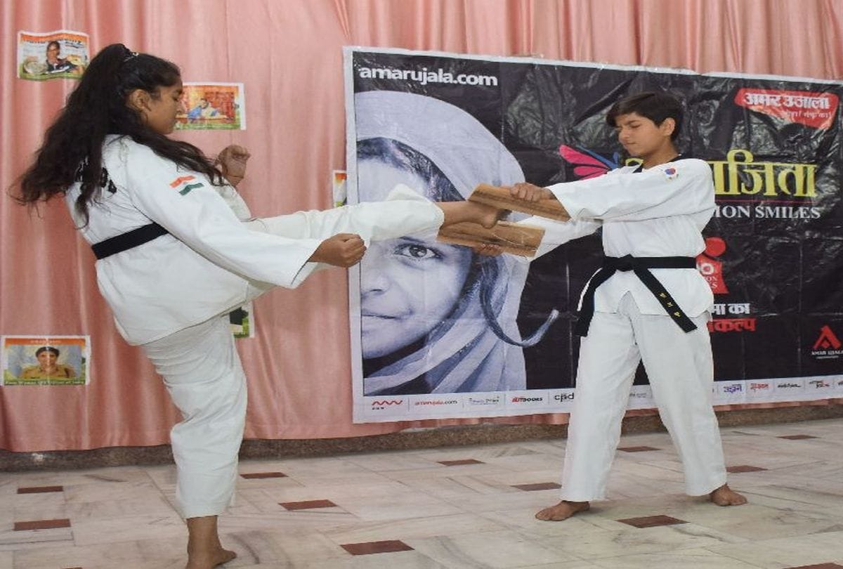 amar ujala aparajita self defense training camp in agra
