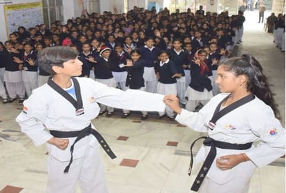 amar ujala aparajita self defense training camp in agra