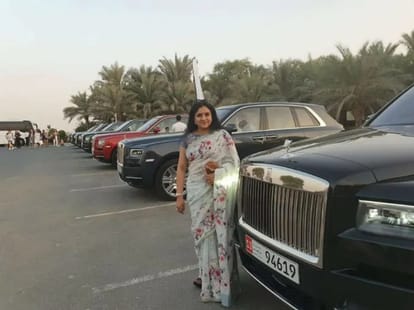 This lady received a  a car of 6.95 crore from her  husband