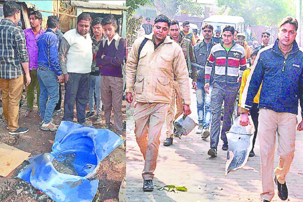 Six Injured After A Gas Cylinder Blasted At Bus Stand In Baghpat student ran for help