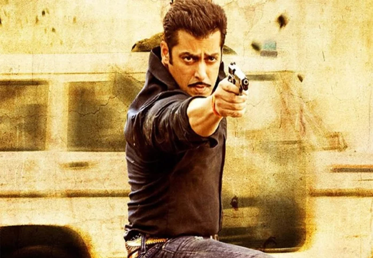 Bollywood star Salman Khan in chulbul pandey role