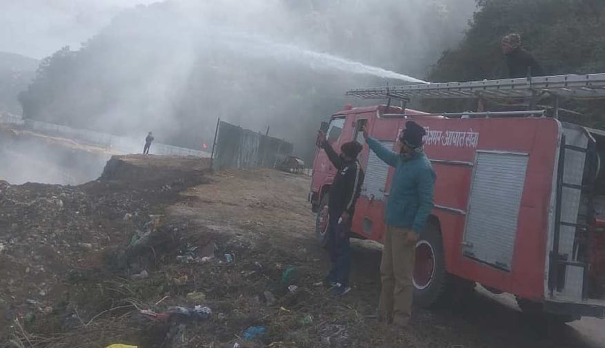 Flooding millions of rupees, but still no extinguished litter
