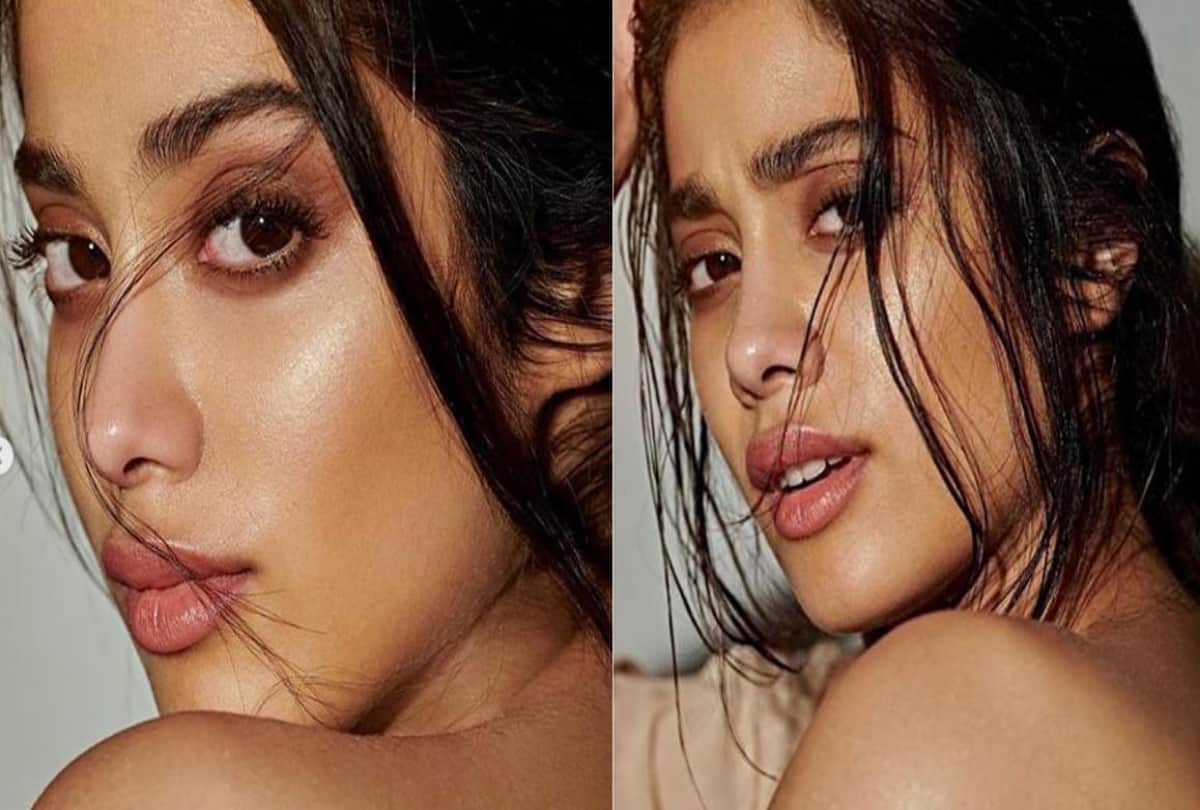 Janhvi Kapoor Looking Smoking Hot in Red Shimmery Outfit