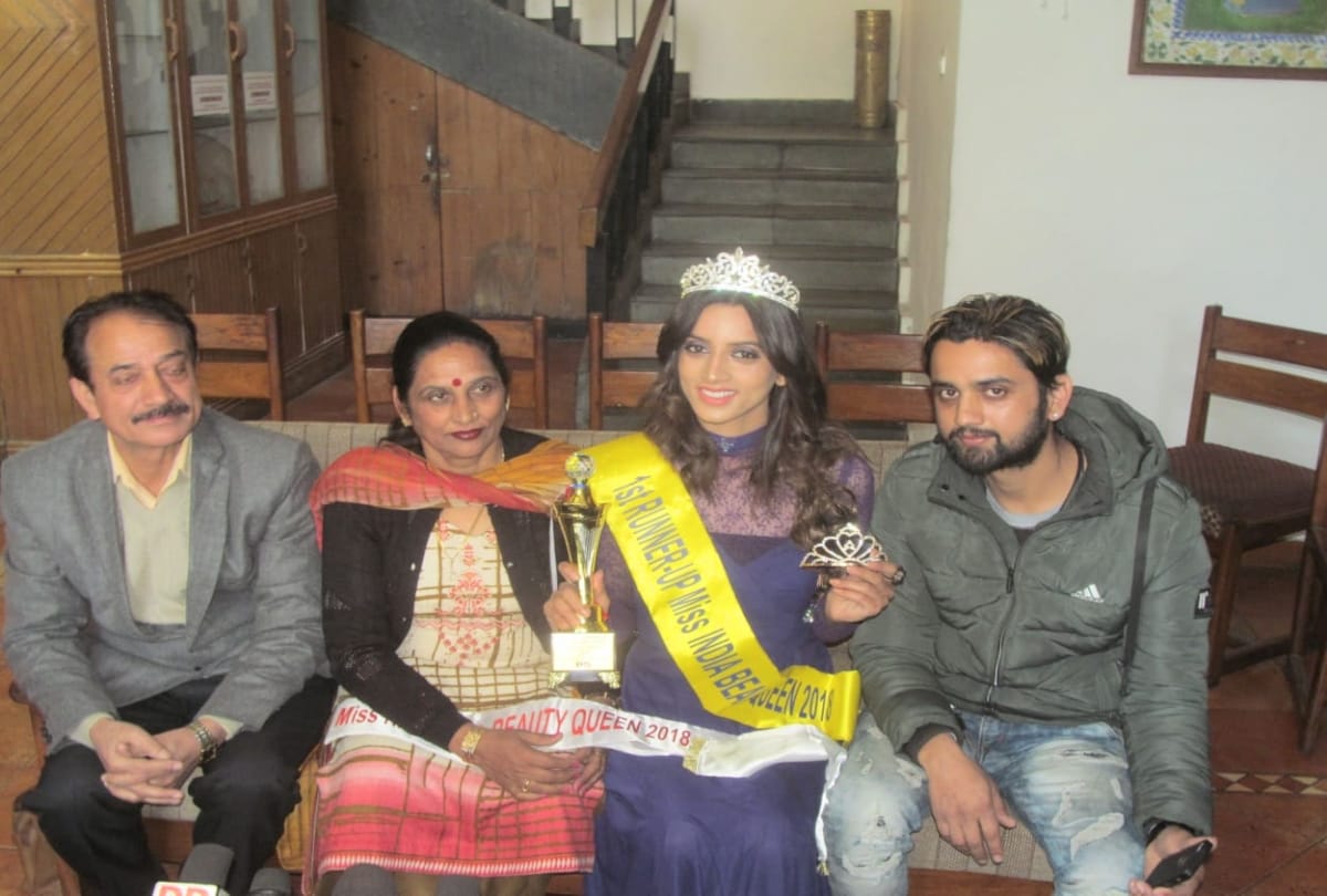 Himachal's Jiniya First runnerup in Miss India Beauty Queen