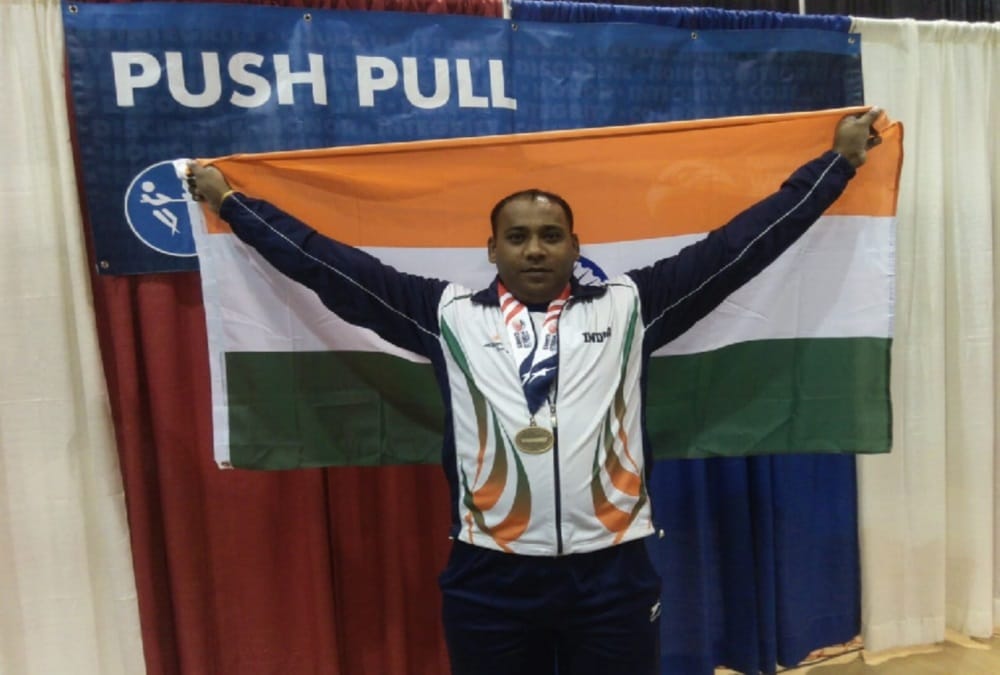 International weightlifter Mukesh Pal Qualifying Police Olympic Games 