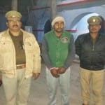 पुलिस की गिरफ्त में आरोपी प्रशांत