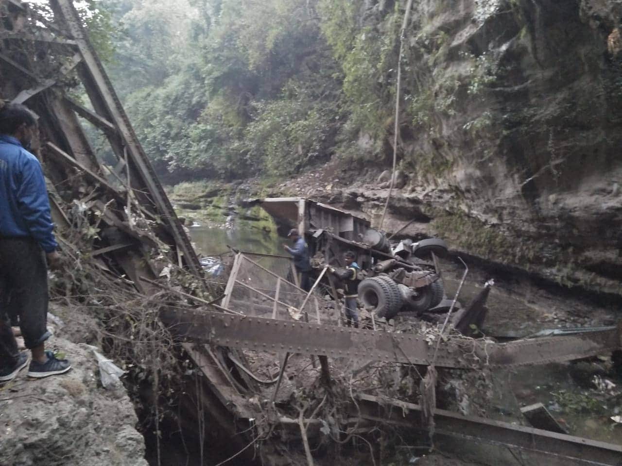 bridge collapse in dehradun two killed