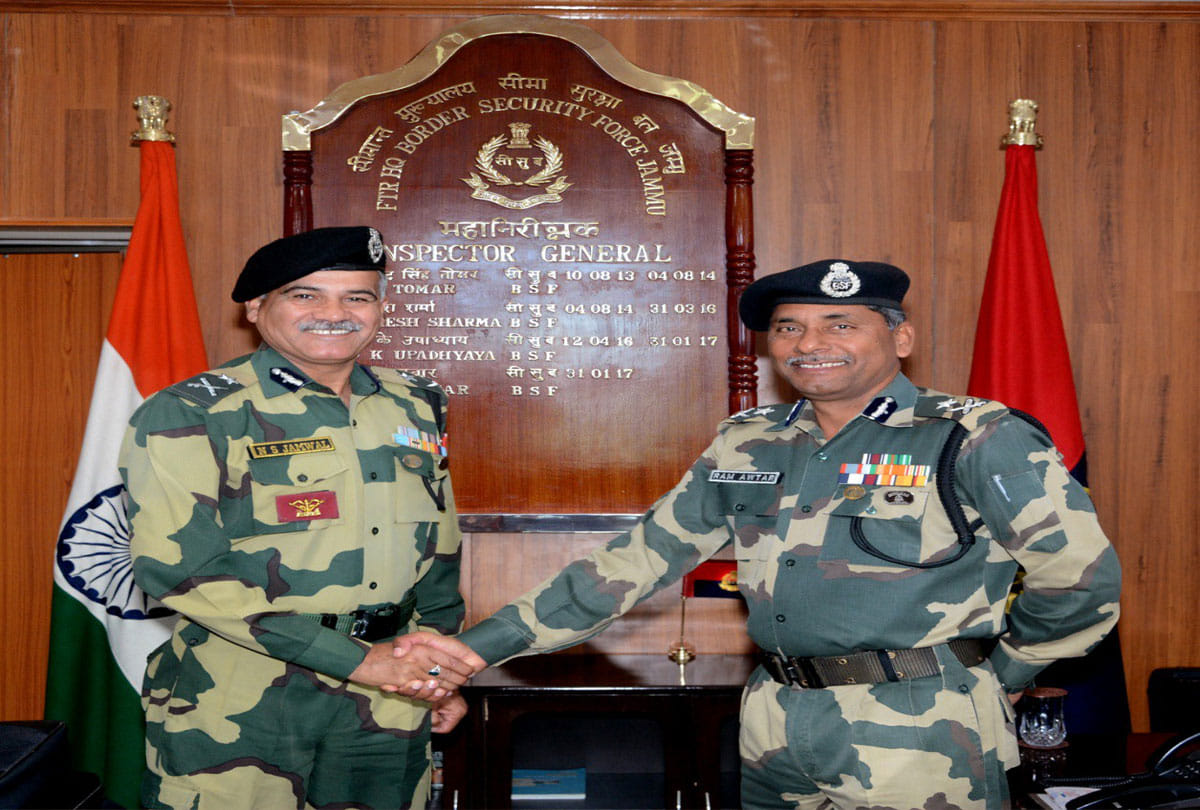 Inspector General NS Jamwal takes over the Command of BSF Jammu Frontier